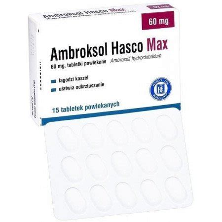 Ambroksol Hasco Max 60 Mg 15 Tabletek Apteka Internetowa Puls