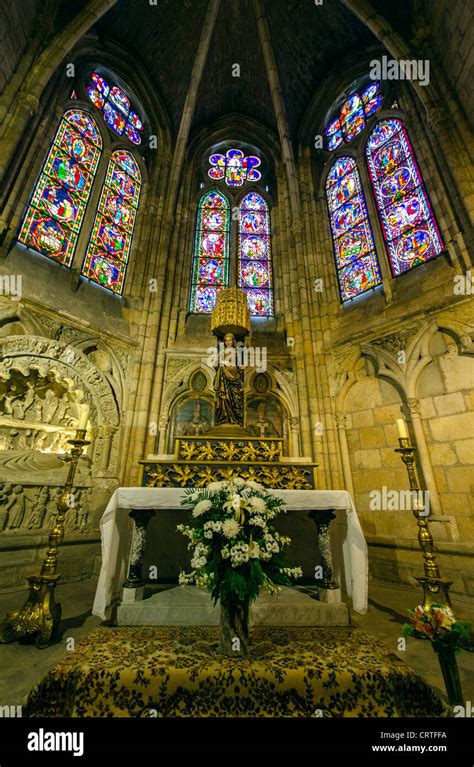 Interior Of The Cathedral Catedral Santiago De Compostela La Coruna