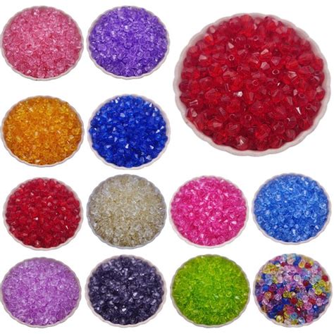 Acheter Pcs Mm Perles Transparentes En Acrylique Acrylique