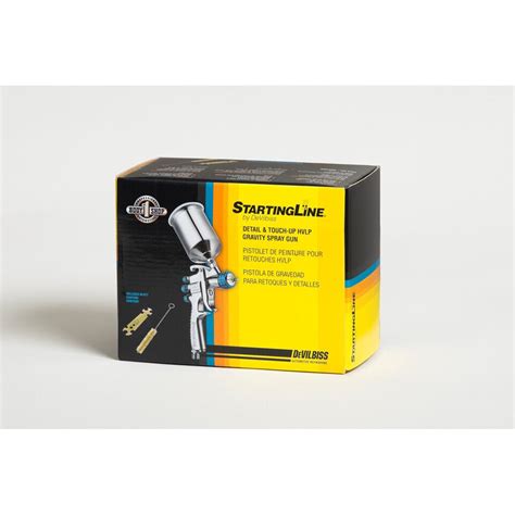 Devilbiss Startingline Mini Hvlp Detail Paint Spray Gun With 10mm Tip