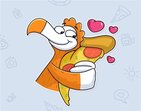Create Meme Dodo Stickers Dodo Pizza Dodo Pizza Drawing Pictures