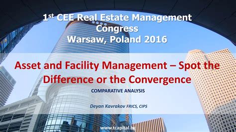 Asset Management And Facility Management Differences Or Convergence Ppt