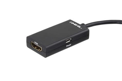 Usb 2 0 Micro B Male To Hdmi A Female Adapter Black Pactech