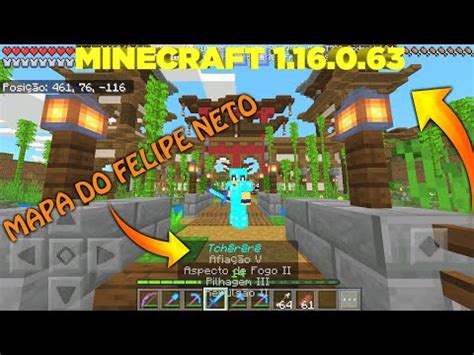 Como Baixar O Mapa Do Felipe Neto Para O Mcpe Youtube