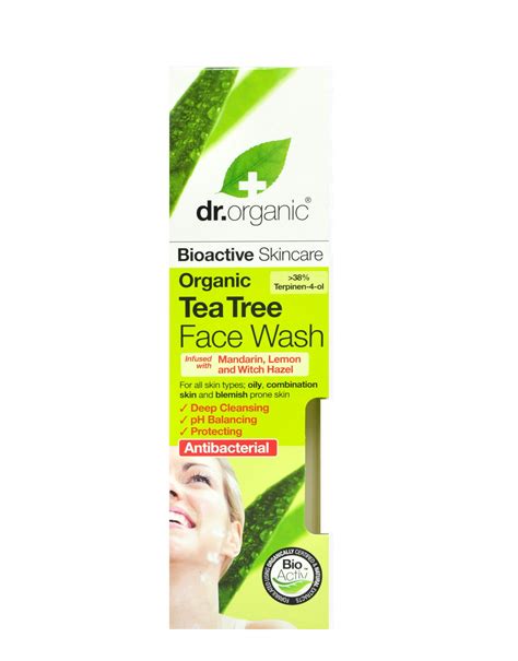 Organic Tea Tree Face Wash Por Dr Organic Ml