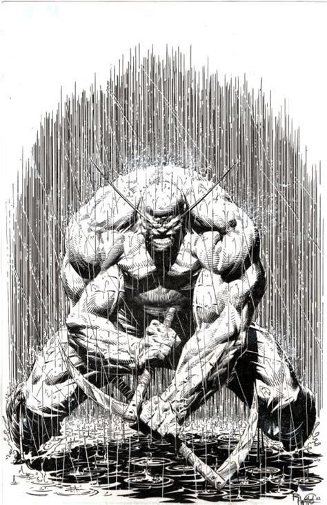 Shinobi Sasquatch In Rob Williss My Original Art Gallery Comic Art