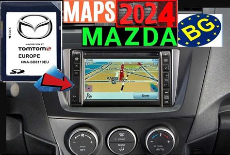 2023 Мазда СД карта за навигация AVN1 Sd Card Mazda 2 3 6 NVA SD8110 гр