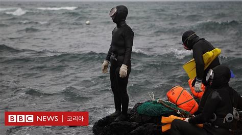 후쿠시마 원전 오염수 해녀는 해양생물체 바다가 삶인 사람들의 우려는 Bbc News 코리아