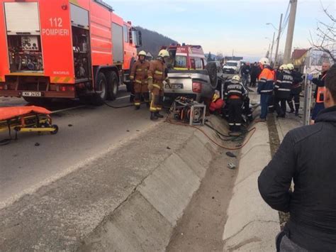 UPDATE Victima grav rănită într un accident din Reghin a decedat