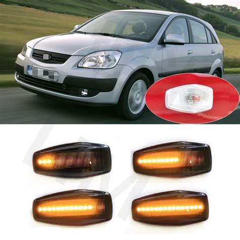 Indicador LED Secuencial Luz De Se Al Lateral Para Kia Rio 2 MK2 MKII