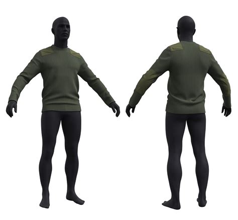 Artstation Military Sweater Gi Style Acrylic Commando Marvelous
