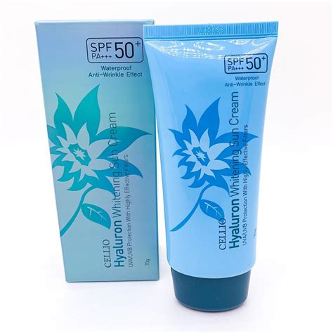 Dr.Cellio Крем солнцезащитный с гиалуроном Hyaluron Whitening Sun Cream ...