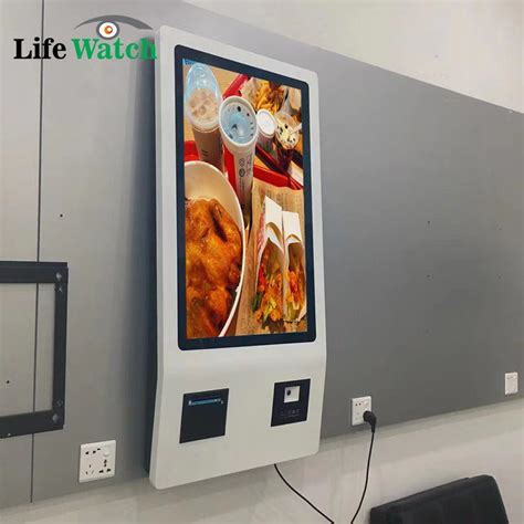 32 Inch Interactive Self Service Payment Kiosk For Restaurant