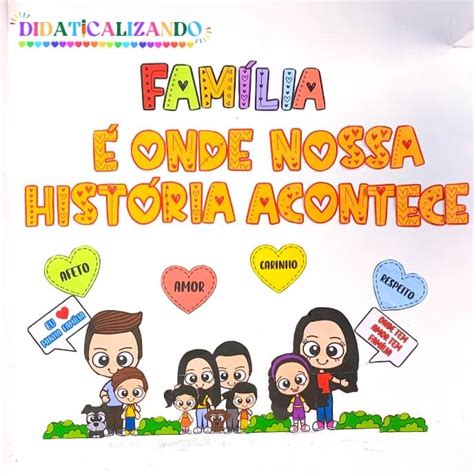 Painel Dia da Família Lojinha Didaticalizando