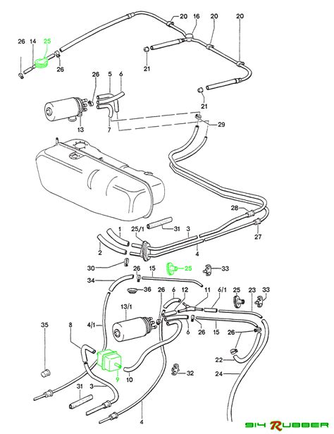 Porsche 914 Fuel Lines