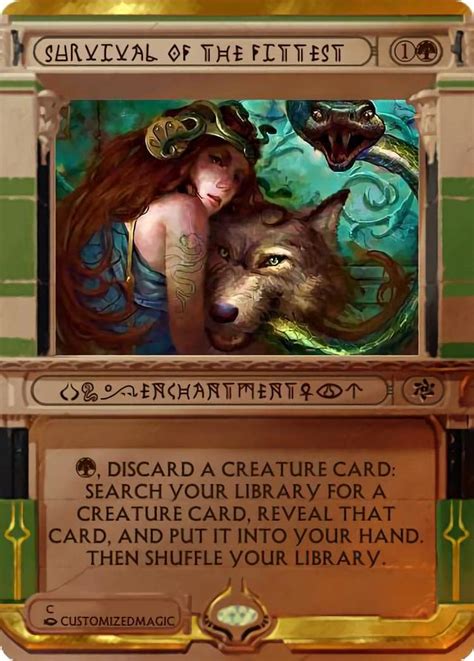 Survival Of The Fittest | Magic The Gathering Proxy Cards