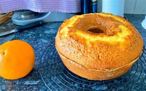 Receita Fácil De Bolo Rápido De Laranja Pronto Num Instante E Fica