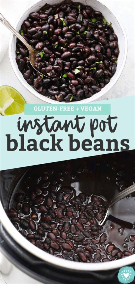 Easy Instant Pot Black Beans No Soaking Required • One Lovely Life