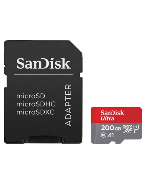 SanDisk Memorijska Kartica Ultra MicroSDXC UHS I 200GB Klasa 10