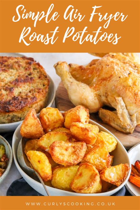 Simple Air Fryer Roast Potatoes Recipe Air Fryer Recipes Healthy Air Fryer Dinner Recipes