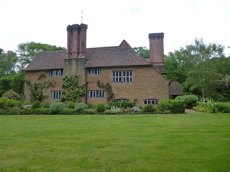 The West Side Of Munstead Wood House In The Woods Wood House Styles