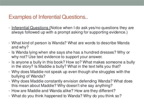 Comprehension Questions Tutorial (Literal, Inferential, Applied)