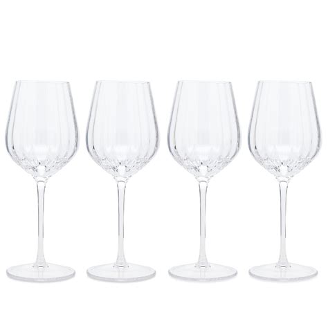 Soho Home Pembroke White Wine Glass Set Of Four Clear End