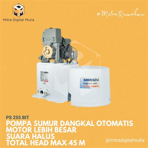 Jual Shimizu Ps Bit Pompa Air Otomatis Sumur Dangkal Model Jepang