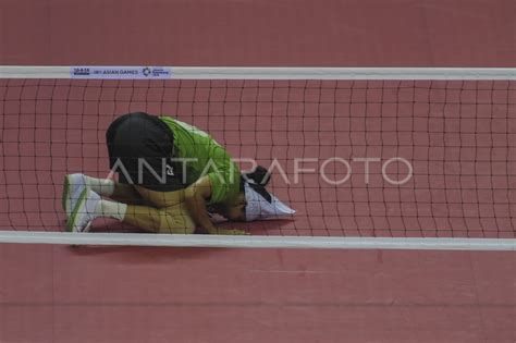 Sepak Takraw Penyisihan Quadrant Putri Indonesia Vs Laos Antara Foto