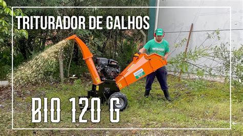 Triturador De Galhos Bio 120 G YouTube