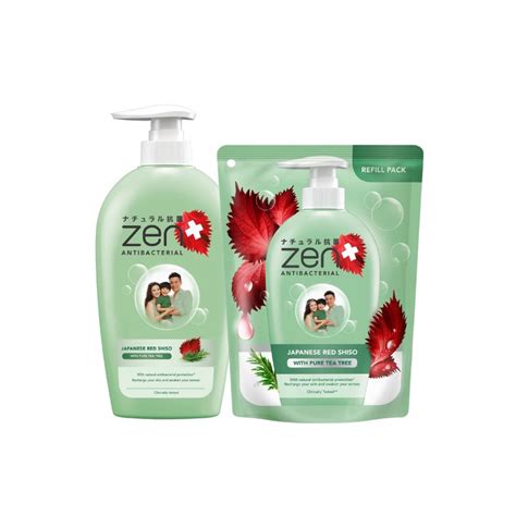 Jual Zen Antibacterial Body Wash Refill Ml Botol Ml Shiso