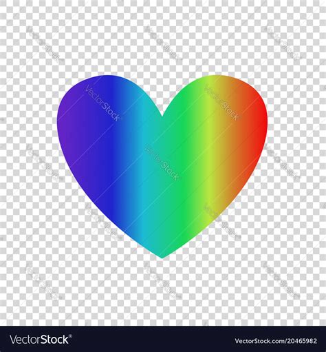 Rainbow Heart Clip Art