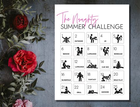 Sexy Advent Calendar For Couples Summer Sex Challenge Etsy