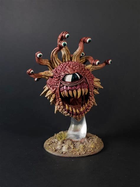 Woodland Beholder Preprimed 3d Printed 28mm Scale On 40mm Base