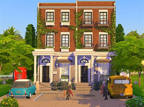 London Townhouse No Cc The Sims 4 Catalog