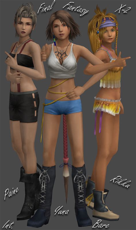 FFx-2 Bare dressphere Pack by Frozen-Knight on DeviantArt