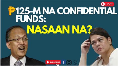 Milyon Na Confidential Funds Nasaan Na Youtube