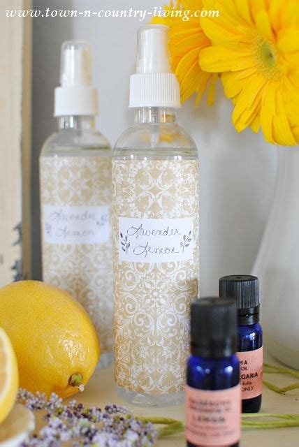 Diy Lavender Lemon Spray Town And Country Living Lemon Lavender