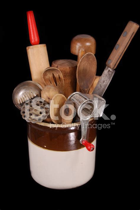 Antique Vintage Kitchen Utensils Stock Photo Royalty Free Images