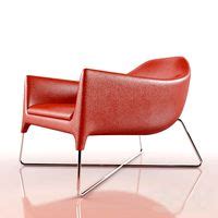 Metal Frame Tufted Leather Chair By West Elm D Models