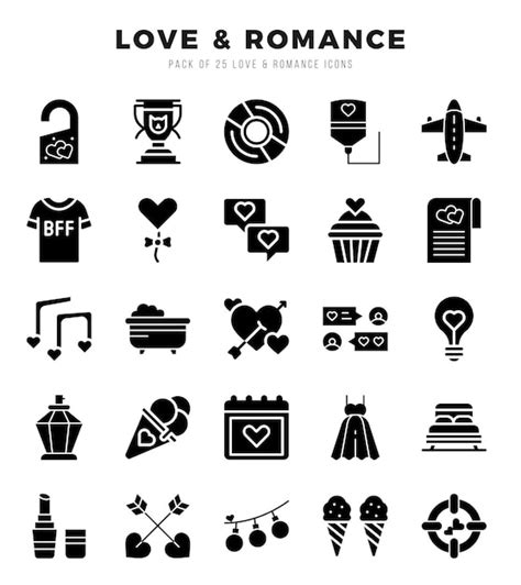 Premium Vector Love Romance Icon Bundle 25 Icons For Websites And Apps