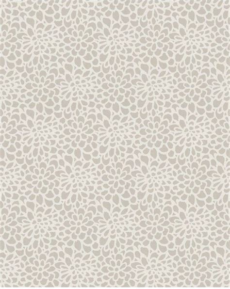 Dutch Wallcoverings Vliesbehang Bloem Beige Beige Bloemen Behang