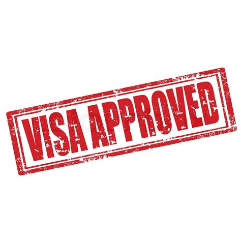 Visa Approved-stamp | Stock vector | Colourbox