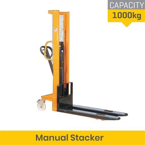 Mild Steel Manual Hydraulic Stacker For Material Handling At 48000