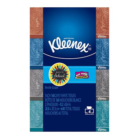 Kleenex Everyday Facial Tissues Medium Count Flat Ct Pack