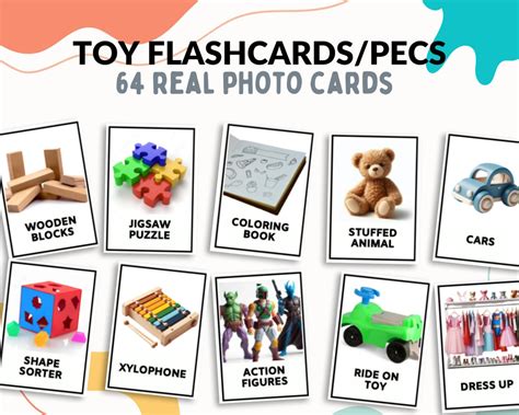 Toy PECS / Flashcards Aids Young and Non-verbal Children in Toy ...