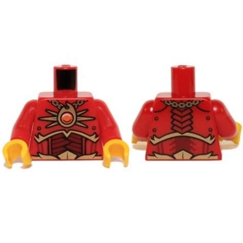 Torses Lego® Lego® Mini Figurine Torse Armure Dorée 5v La Boutique Briques Passion