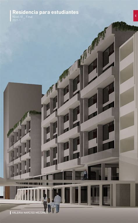 Residencial Para Estudiantes Multi Story Building Structures Building