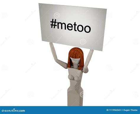 Metoo Woman Hands Hold Boss Man Sexual Harassment Sign Workplace