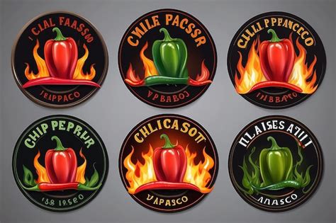 Premium Photo Spicy Level Labels Of Pepper With Fire Flames Vector Mild Medium And Extra Hot Taste